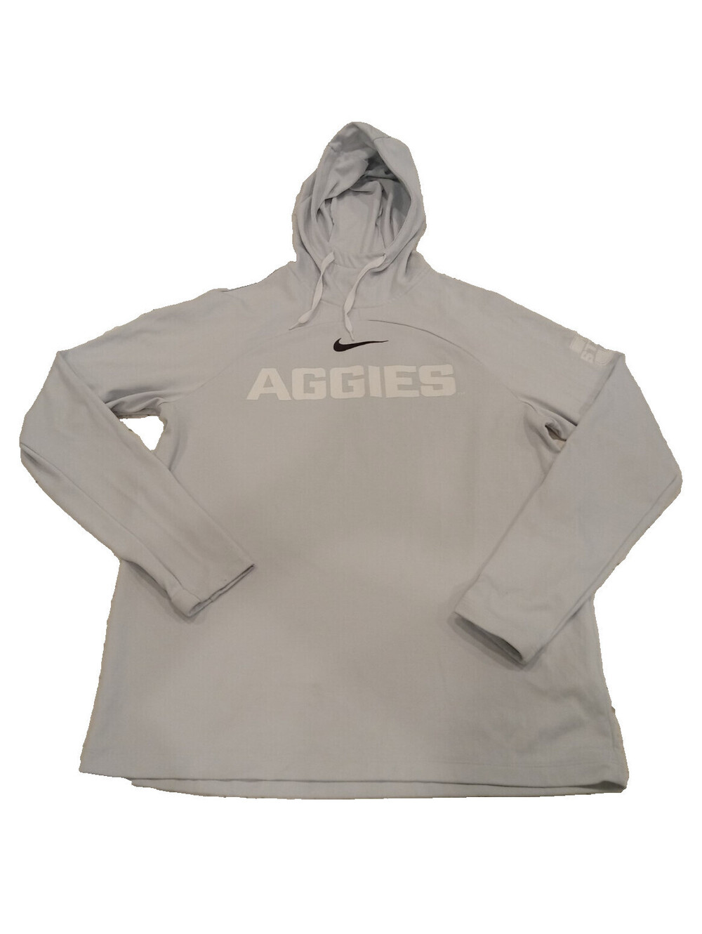 Nike Utah State Aggies Hoodie Womens Medium Gray Pullover Sweatshirt Swoosh M